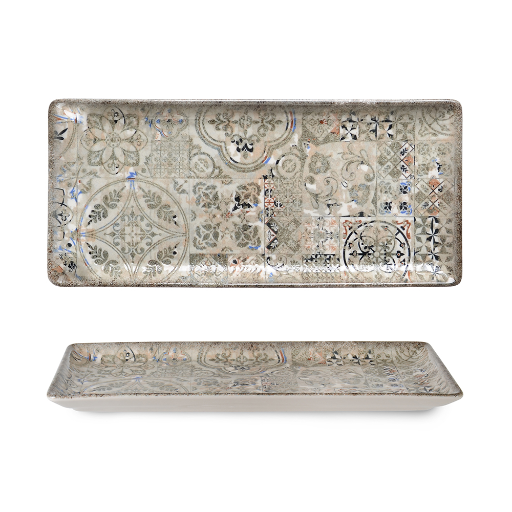 Flora Miriana Rectangular Serving Plate